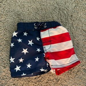 Oshkosh sz 3month flag swimtrunk